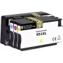 Renkforce Tintes komplekts HP 950 XL, 951 XL (C2P43AE) saderīgs Melns, Ciāns, Fuksīns, Dzeltens RF-5705448