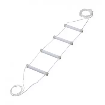 Rehabilitācijas gultas kāpnes Qmed DRQM3G0AAXXXP, 4 pakāpieni, polietilēns, max slodze 90 kg, fluorescējošas, pakāpiena platums 25 cm