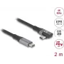 USB C kabelis DeLOCK 81132 2m melns 20 Gbit/s