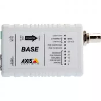 AXIS T8640 Ethernet Over Coax Adaptor PoE+ - mediju pārveidotājs - Ethernet, Fast Ethernet - 10Base-T, 100Base-TX - RJ-45 / BNC (2 iepakojumā) - AXIS P1346, P1346-E, P5534, P5534-