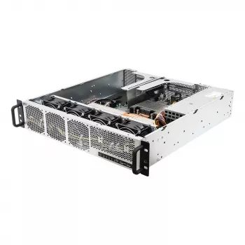 ASRock 2U1G-B650/EVAC servera barebone Socket AM5 Rack (2U)