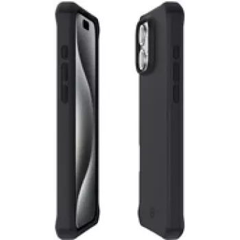 Mobilis Spectrum_R aizmugurējais vāciņš Apple iPhone 16 Pro - melns - izturīgs, pretmikrobu, 100% pārstrādāts materiāls