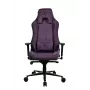 Spēļu krēsls Arozzi Vernazza SoftFabric Purple — ergonomisks, regulējami roku balsti un augstums