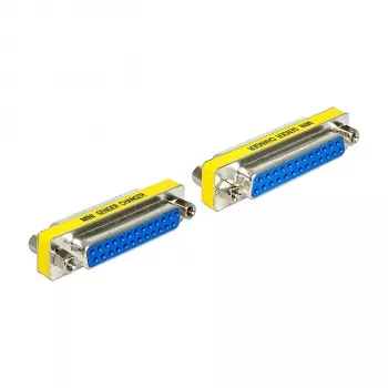 DeLOCK 65483 Dzimuma mainītājs Sub-D 25 Zils Sudrabs Dzeltens