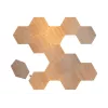 Nanoleaf Elements Wood Look Hexagons Starter Kit (13 paneļi) | Cool White + Warm White