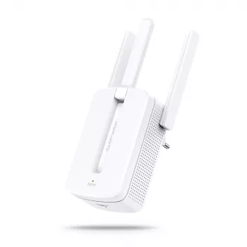 Mercusys WiFi N Repeater 300Mbps WiFi tīkla paplašinātājs bezvadu pastiprinātājs MW300RE (N300, 2 ārējās antenas)