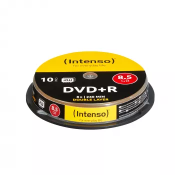 Intenso 10 x DVD+R DL 8.5GB 8x Spindele