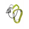 Belay komplekts EDELRID Mega Jul Bulletproof Screw II Oasis - aizsargierīce un skrūvējams karabīns komplektā