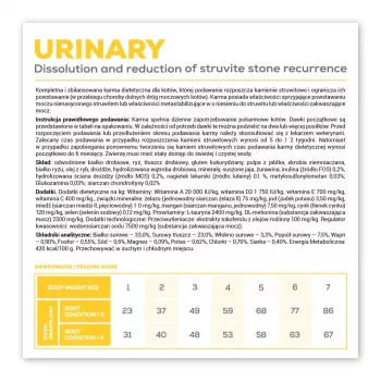 Sausā kaķu barība VETEXPERT Veterinary Diet Urinary, 2 kg — mājputni, 33% olbaltumvielas, 23% tauki