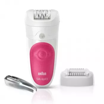 Braun Silk-epil 5 5-500 SensoSmart epilators, rozā/balts