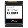 SSD disks WESTERN DIGITAL Ultrastar DC SN650 7680GB U.3 PCIe 4.0 NVMe TLC ISE