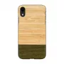 Viedtālruņa maciņš man and wood iPhone XR — bambusa mežs melns