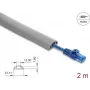 Kabeļu uzmava DELOCK 20766 pelēka PVC 1 gab.