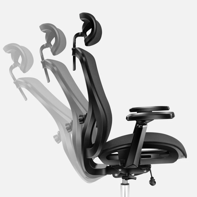Krēsls Expert 5.3 Black Mesh ar grozāmu sēdekli