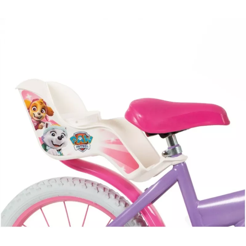 Bērnu velosipēds 16 collu Paw Patrol Purple 1680 Meitenēm TOIMSA