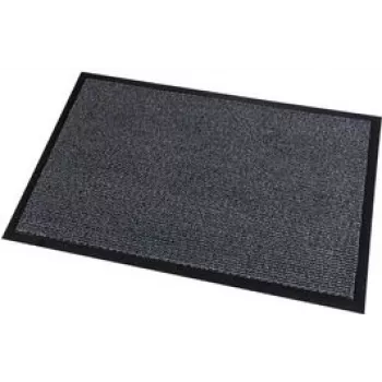PaperFlow Super Budget Dirt-Trapping Mat, 900 x 600 mm, pelēks