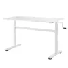 Rokas regulējams augstuma galds Ergo Office, max 40 kg, max augstums 117 cm, ar virsmu stāvus un sēdus darbam, ER-401 W