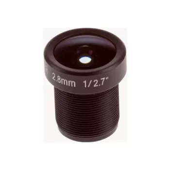 Lēca Axis M12 2.8mm F1.2 Melna Iekštelpām 170° Skata Leņķis