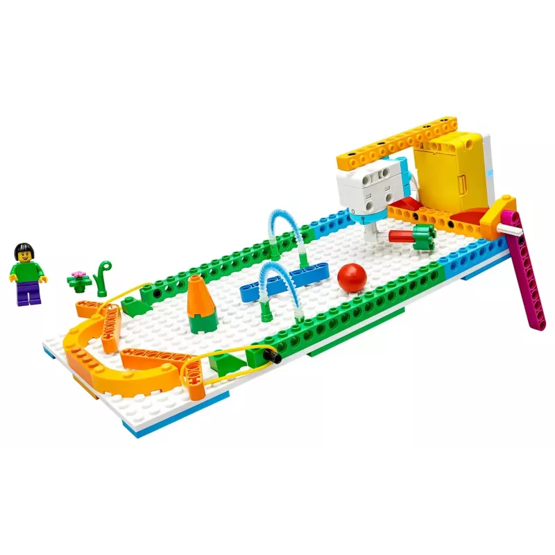 Izglītojošs robotikas un programmēšanas komplekts LEGO Education Spike Essential Set A+ 45345 — 449 elementi, vecumam no 6 gadiem