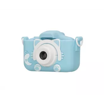 Bērnu digitālā kamera Extralink H27 Single Zila — 1080P 30fps, 2.0 collu ekrāns