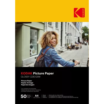 Kodak Picture Paper 230g 11.8 mil Glancēts 4/6x100 (9891267)