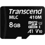 Transcend 410M microSDHC atmiņas karte 8 GB A1 Video Class V10 UHS-I U1 Class10