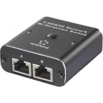 Renkforce RF-EW-700 tīkla slēdzis RJ45 2 porti 5 GBit/s USB barošana (RF-6736628)