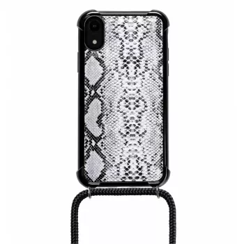 Vāciņš Coros Snake iPhone XR 15.5 cm (6.1 collu) Melns Balts
