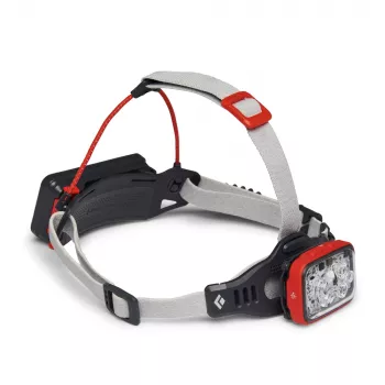 Black Diamond Distance 1500 Sarkans, Balts Roku LED lukturis