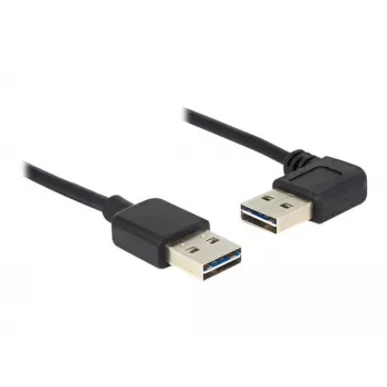 USB kabelis DeLOCK 5m USB 2.0 A vīriešu/vīriešu 90°
