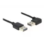 USB kabelis DeLOCK 5m USB 2.0 A vīriešu/vīriešu 90°