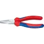 Knipex plakanās knaibles DIN ISO 5745, kopējais garums 160mm, hromētas, daudzkomponentu apvalks