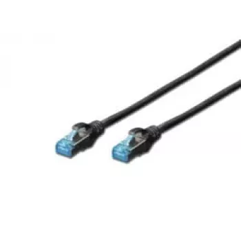 Tīkla kabelis Digitus CAT 5e SF/UTP 1m RJ-45 Melns