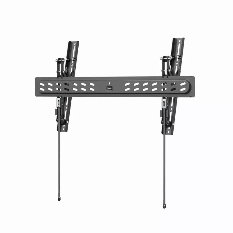 TV sienas stiprinājums Gembird PRO sērija 95 collu (2.41 m) ekrāniem, slīpums 0–12°, max slodze 60 kg, VESA 200×200–800×400, melns