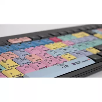Logickeyboard LKB-PPROCC-BJPU-UK — profesionāla tastatūra ar baltu apgaismojumu un UK izkārtojumu