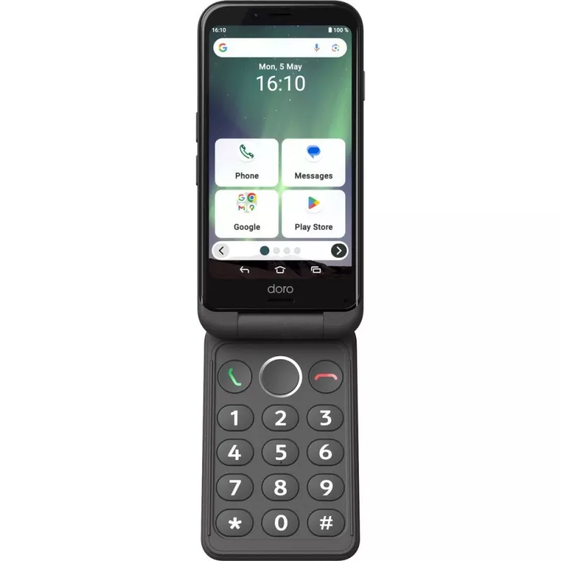 Doro Aurora A20 viedtālrunis senioriem, 4,5 collas, 64GB, Graphite