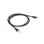 Tīkla kabelis LANBERG PCU5-10CC-0100-BK RJ-45 Cat5e, U/UTP, 1 m, Melns