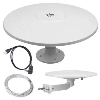 Maclean MCTV-947 aktīvā DVB-T/T2 HEVC daudzvirzienu kempera antena
