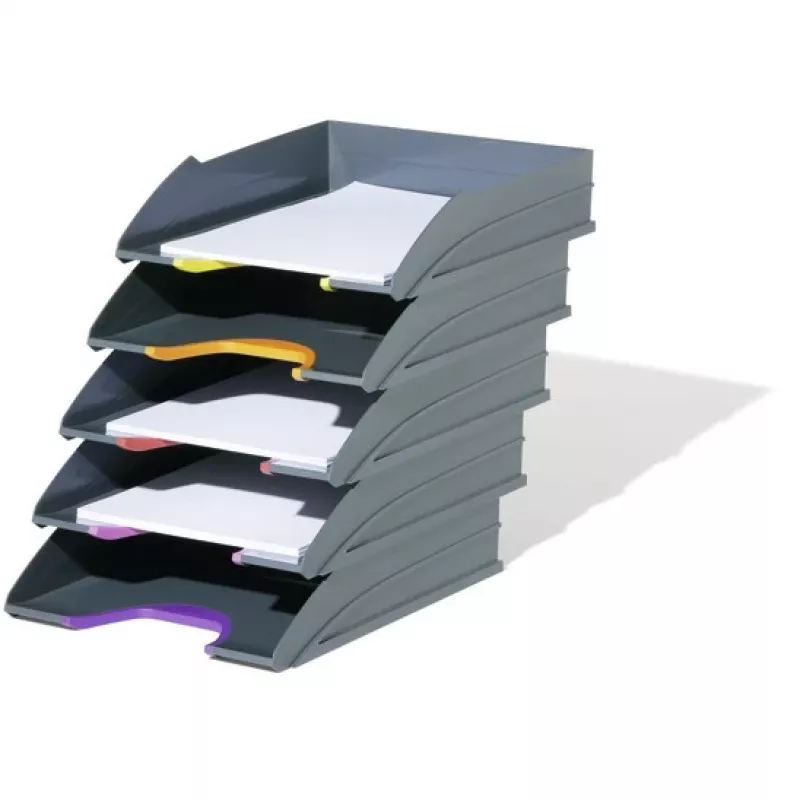 DURABLE VARICOLOR® TRAY SET A4 dokumentu paliktņu komplekts 770557