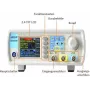 Joy-it JDS6600-LITE Funkciju ģenerators, tīkla barošana, 15 MHz - 0.01 µHz, 2 kanāli, trijstūris, taisnstūris, signāls, sinuss, Lorenca līkne, patvaļīgs, impulss, troksnis