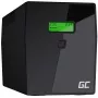 Nepārtrauktās barošanas avots Green Cell UPS05 — Line-Interactive 2 kVA / 1200 W, 5x F tipa kontaktligzdas, LCD, USB, RJ-45