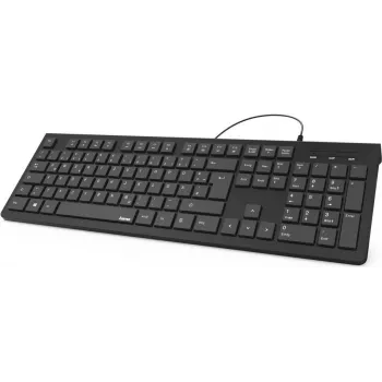Hama KC-200 tastatūra Home/Office USB QWERTY ukraiņu melna