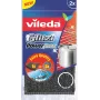Skrubēšanas sūklis VILEDA 141656, audums ar nerūsējošo tēraudu, pelēks, iepakojumā 2 gab., 115×245×20 mm, 35 g