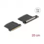 PCI Express 5.0 x16 paplašinātāja karte DELOCK 81289, x16 slots, 20 cm kabelis