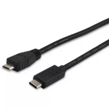 Equip USB 2.0 Type C uz Micro-B kabelis, 1m
