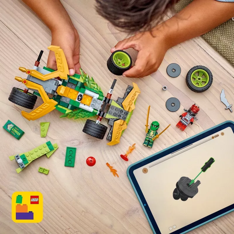 LEGO būvēšanas komplekts NINJAGO Lloyda Action Speedster 71828, 181 gabali, 2 minifigūras, vecumam 7+