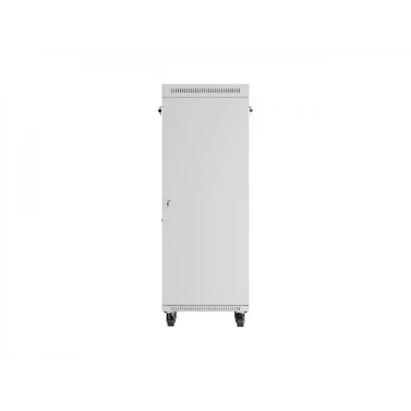 LANBERG 19 collu 32U stāvošais skapis 600×600 mm pelēks ar perforētām durvīm un LCD (plakanā iepakojumā)