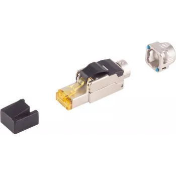 ShiverPeaks 08-45011 Cat 8.1 RJ45 savienotājs bez instrumentiem — ekranēts tīkla spraudnis