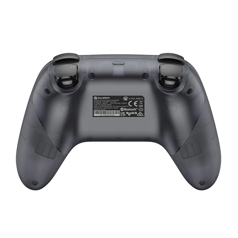 Bezvadu spēļu kontrolieris GameSir T4n Lite Nova, pelēks, Bluetooth, ergonomisks dizains