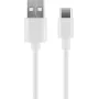 Wentronic 45563 1m USB-A uz USB-C vīriešu-vīriešu balts USB kabelis (45563)